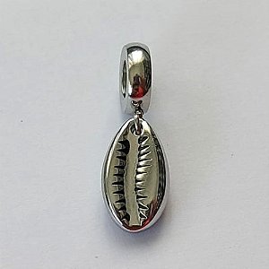BERLOQUE EM AÇO INOXIDÁVEL 316L CONCHA 13MM (BQ002096) - COMPOSIÇÃO 100% AÇO INOXIDÁVEL (AÇO1076)ACBQ000040