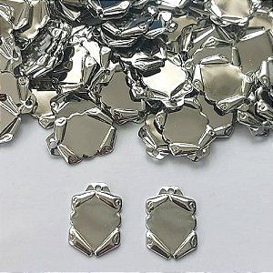 ACESSÓRIOS EM AÇO INOXIDÁVEL PINGENTE PERGAMINHO PARA GRAVAÇÃO 12X17MM - ACAC000024