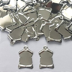 ACESSÓRIOS EM AÇO INOXIDÁVEL - PINGENTE PERGAMINHO PARA GRAVAÇÃO 15X24MM - ACAC000025