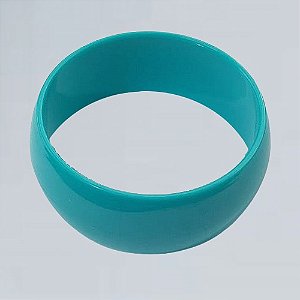 BRACELETE EM ACRÍLICO AZUL - TAMANHO 8CM / LARGURA 3CM - PRBJ000005