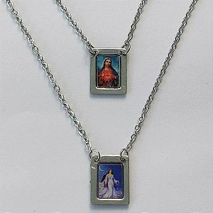 ESCAPULÁRIO EM AÇO INOXIDÁVEL - ESCAPULÁRIO IEMANJÁ - TAMANHO: 60CM - COMPOSIÇÃO: AÇO INOXIDÁVEL (AÇO1338) ACES000059