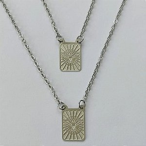 ESCAPULÁRIO EM AÇO INOXIDÁVEL - ESCAPULÁRIO ESPÍRITO SANTO - TAMANHO: 60CM - COMPOSIÇÃO: AÇO INOXIDÁVEL - (AÇO1537)ACES000067