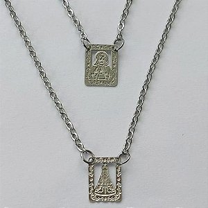 ESCAPULÁRIO EM AÇO INOXIDÁVEL - ESCAPULÁRIO NOSSA SRA APARECIDA- TAMANHO: 60CM - COMPOSIÇÃO: AÇO INOXIDÁVEL - (AÇO1555)ACES000085