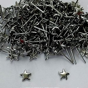 BRINCO EM AÇO INOXIDÁVEL - BRINCO DE PINO ESTRELA DO MAR 5MM - COMPOSIÇÃO: AÇO INOXIDÁVEL - (AÇO1623)ACBR000233