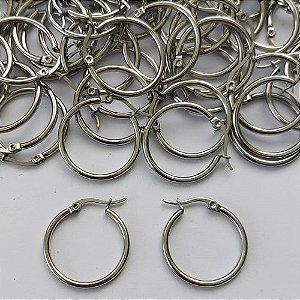 BRINCO EM AÇO INOXIDÁVEL - BRINCO DE ARGOLA 23MM - COMPOSIÇÃO: AÇO INOXIDÁVEL - (AÇO1774)ACBR000302
