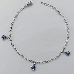 TORNOZELEIRA EM AÇO INOXIDÁVEL (CX112)- TORNOZELEIRA 25CM COM OLHOS GREGOS - COMPOSIÇÃO: AÇO INOXIDÁVEL (AÇO1861) ACTO000008