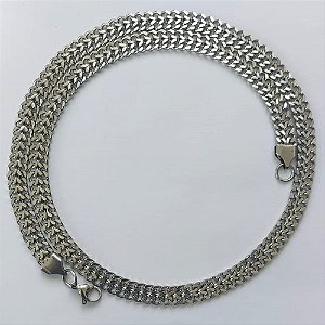 CORRENTE EM AÇO INOXIDÁVEL - CORRENTE LARGURA 8MM  TAMANHO 60CM - FECHO LAGOSTA - COMPOSIÇÃO: AÇO INOXIDÁVEL (AÇO2060) ACCR000190