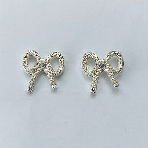 BRINCO FOLHEADO A PRATA COM 50 MILÉSIMOS + VERNIZ DIAMOND - BRINCO DE PINO (PRA647) PRBR001355