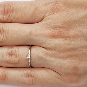 ANEL EM AÇO INOXIDÁVEL 316L SOLITÁRIO 3MM LARGURA 1MM (VALOR UNITÁRIO) ACAN000040