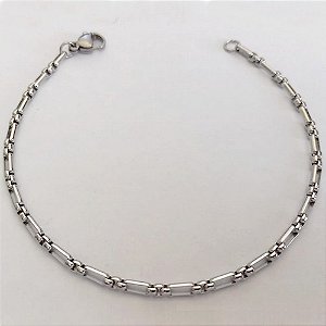 PULSEIRA EM AÇO INOXIDÁVEL - (BCOL058) - PULSEIRA TAMANHO 18CM - FECHO LAGOSTA - COMPOSIÇÃO: AÇO INOXIDÁVEL - ACPS000732