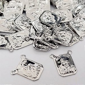 ACESSÓRIO EM AÇO INOXIDÁVEL - ACESSÓRIO PARA ESCAPULÁRIO NOSSA SENHORA DO CARMO 12X9MM - (AÇO0321) ACAC000051