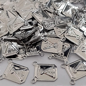 ACESSÓRIO EM AÇO INOXIDÁVEL - ACESSÓRIO PARA ESCAPULÁRIO NOSSA SENHORA APARECIDA 12X9MM - (AÇO0325) ACAC000054