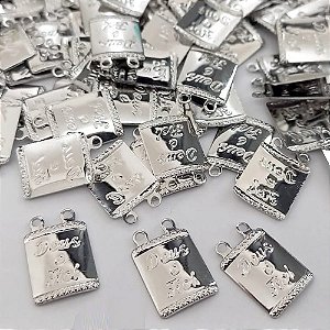 ACESSÓRIO EM AÇO INOXIDÁVEL - ACESSÓRIO PARA ESCAPULÁRIO DEUS É FIEL 9X11MM - (AÇO0329) ACAC000058