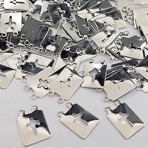 ACESSÓRIO EM AÇO INOXIDÁVEL - ACESSÓRIO PARA ESCAPULÁRIO CRUZ 9X11MM - (AÇO0330) ACAC000059