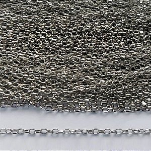 CORRENTE EM AÇO INOXIDÁVEL PRONTO PARA MONTAGEM (AÇO08) - CORRENTE VENDIDA POR METRO - LARGURA 2,2MM - (ACO1080) - ACCR000213