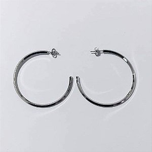 BRINCO EM AÇO INOXIDÁVEL - BRINCO ARGOLA GRANDE 2,5X48MM (ARGI0147) - COMPOSIÇÃO: AÇO INOXIDÁVEL - (AÇO2231) - ACBR000484