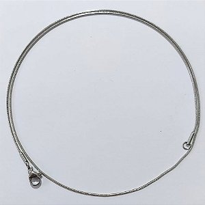 CORRENTE EM AÇO INOXIDÁVEL - CORRENTE 45CM RABO DE RATO - FECHO LAGOSTA - ACCR000238