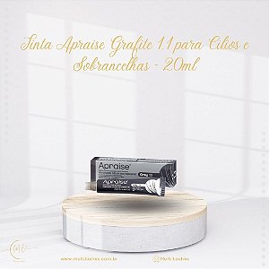 Tinta Apraise Grafite 1.1 para Cílios e Sobrancelhas - 20ml