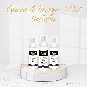Espuma de limpeza para extensão de cílios 50ML HOMELASHES UNILASHES