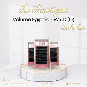 Cílios W 6D Unilashes - Volume Egípcio 0.07