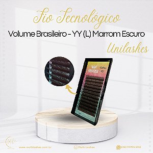 Cílios Y Y Unilashes 0.07- Marrom -Curvaturas especiais