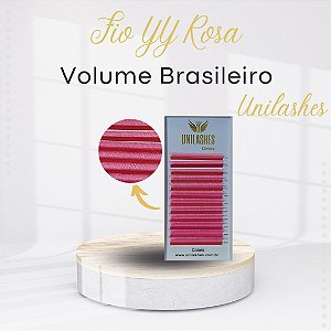 Fio Volume Brasileiro YY Rosa Unilashes - 0.07 - C - Mix - (7 ao 13)