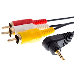 Cabo P1 4C x 3 RCA macho 1,8m (Cabo AV P1)