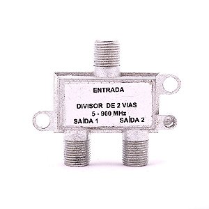 Divisor Com 2 Saídas Para Cabo Coaxial