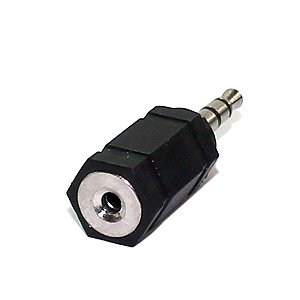 Plug Adaptador P2 Macho para P1 Fêmea Estéreo