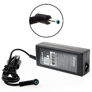 Fonte de Alimentação para Notebook HP 19.5V 3.33A Bivolt Pino Azul