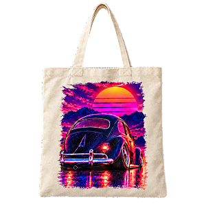 Ecobag Fusca Preto por do Sol