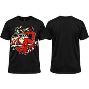 Camiseta Pin Up kombi vintage - UNISSEX