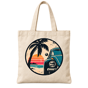 Ecobag Fusca's Life logo colorido
