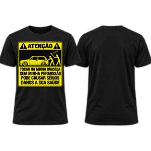 Camiseta Não mexa na minha Brasília - UNISSEX