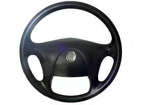 VOLANTE DIREÇÃO 450MM PRETO - MERCEDES ATEGO / AXOR O500 / 1938 / 1944S (9434640101 / 502929)
