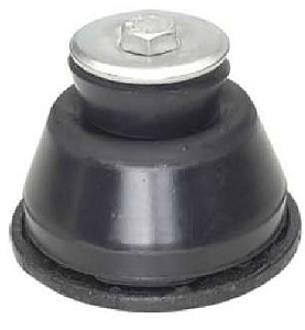 COXIM DIANTEIRO SUSPENSÃO CABINE (PÉ DE GELADEIRA) BASE ALUMÍNIO - MERCEDES 1113 / ... (3228917001 / 3448917020 / R012A / 3525860031)