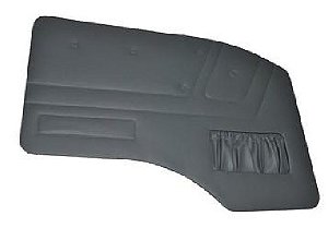 REVESTIMENTO FORRO PORTA LADO ESQUERDO CINZA COM BOLSA PORTA-TRECO - VOLKSWAGEN (TAP867011 / 352003 / VA177E-497)