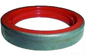 RETENTOR TAMPA DISTRIBUIÇÃO 65X90X14.5MM VERMELHO - MERCEDES OM314 / OM352 (0069975446 / 007781)