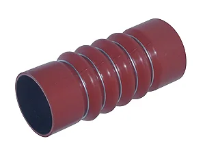 MANGUEIRA INTERCOOLER 80X87X215MM 5 ANÉIS SILICONE VERMELHA - MERCEDES (6965007375 / 000645)