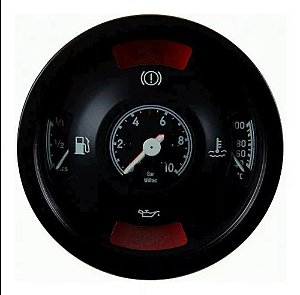 RELOGIO INSTRUMENTO COMBINADO 12V (TEMPERATURA / MANOMETRO / COMBUSTIVEL / PRESSAO OLEO) - MERCEDES