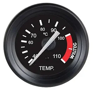 RELOGIO TEMPERATURA MECANICO 40-100°C REDONDO CABO 3.5 MTS - MERCEDES (W01165P / 0015428905 / 302417 / 302440)