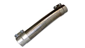 TUBO FLEXÍVEL ESCAPE INOX COMPLETO COM ABRAÇADEIRA 360MMX77MM - MERCEDES (9794900065 / 501333)