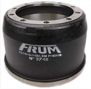 TAMBOR FREIO CARRETA RANDON ESPELHO DUPLO 10 FUROS LONA 8"