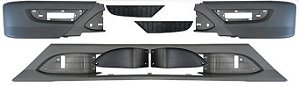 Kit Spoiler Parachoque Mercedes-benz Actros Com Acabamentos