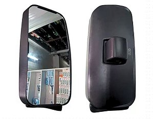 ESPELHO RETROVISOR EXTERNO LADO ESQUERDO  MANUAL AXOR ATEGO 2012...