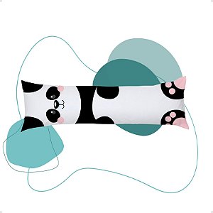 Xuxão Travesseiro De Corpo Mais Fronha Kit 2 Peças Panda