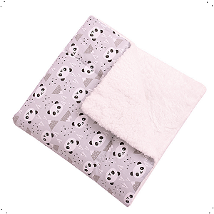 Manta De Bebe Sherpa Fofinho Estampas Lindas 80cm x 75cm