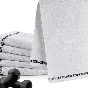 Toalha Academia Esportiva Fitness 90x30cm Algodão 320g/m² Alta Absorção