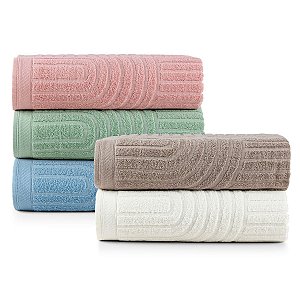 Toalha Banho Ondas 100% Algodão Gigante Macia Alta Absorção