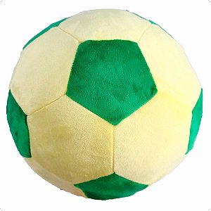 Bola Pelúcia Brasil 24cm Infantil Futebol Copa do Mundo